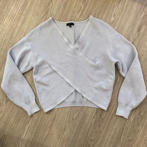 Dynamite | Cross over cropped long sleeve | Size Small